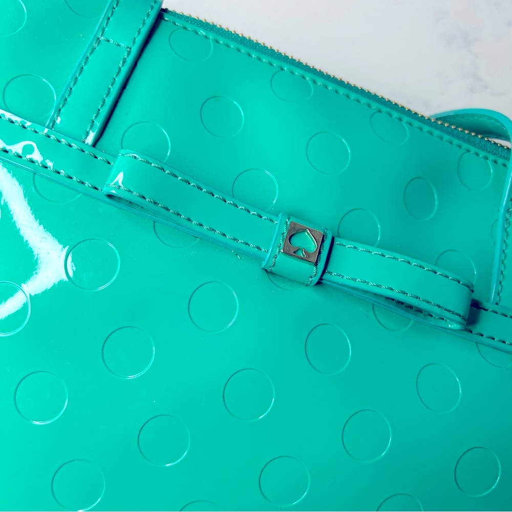 Kate Spade Small Tote- Aqua green/blue
